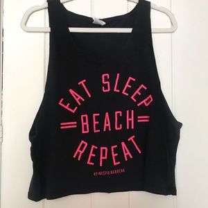 Muscle Tank Crop Top